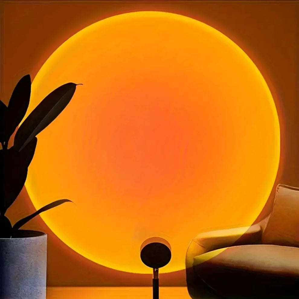 Lámpara de mesa "FLIC" 5W- Efecto atardecer - Sunset Lamp