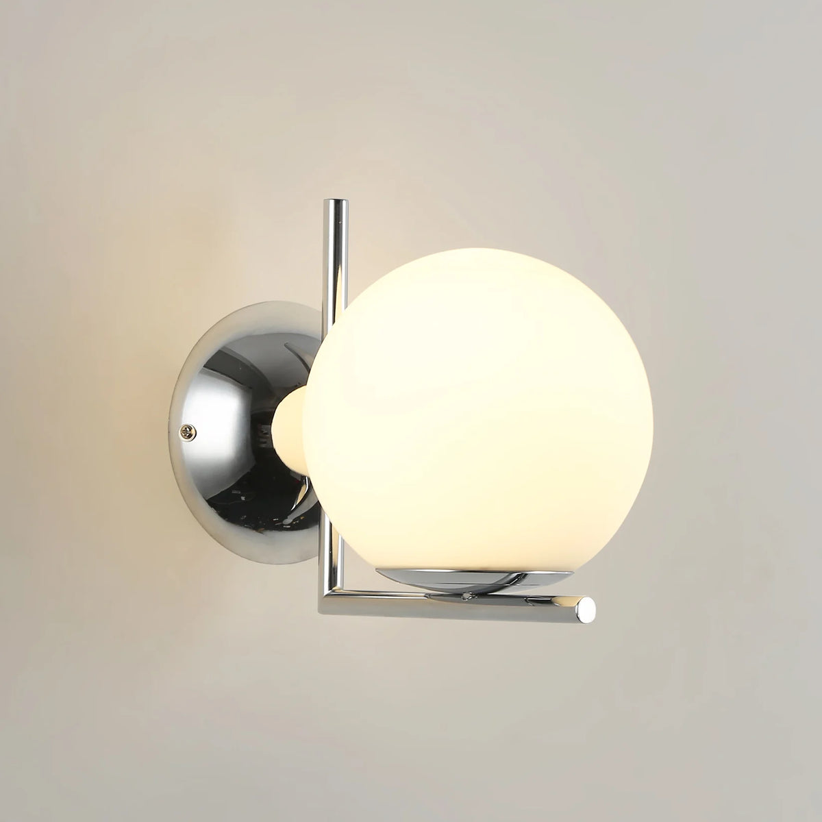 Aplique de pared bola cristal "ATOM" - E27 G45 - Ø 15cm