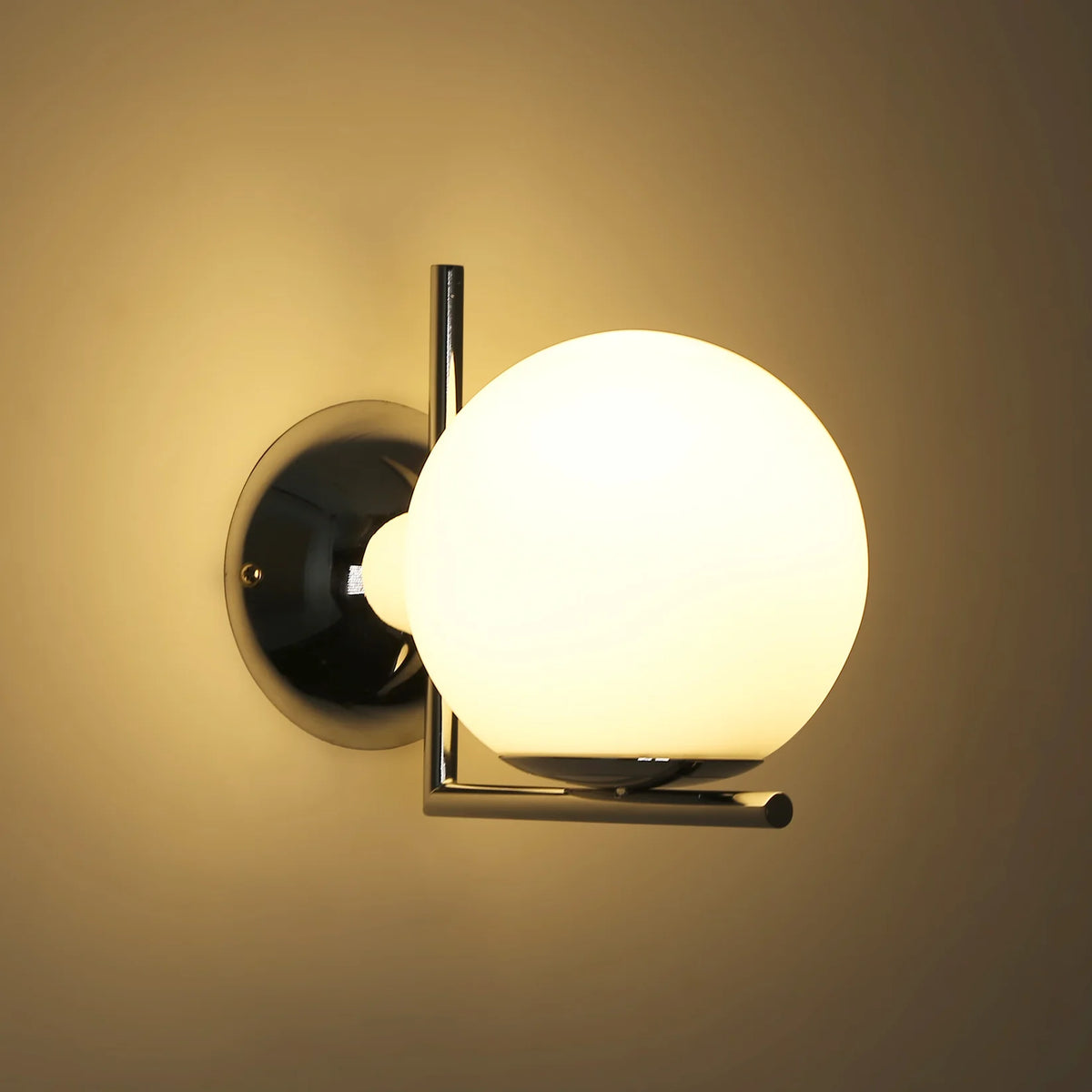 Aplique de pared bola cristal "ATOM" - E27 G45 - Ø 15cm