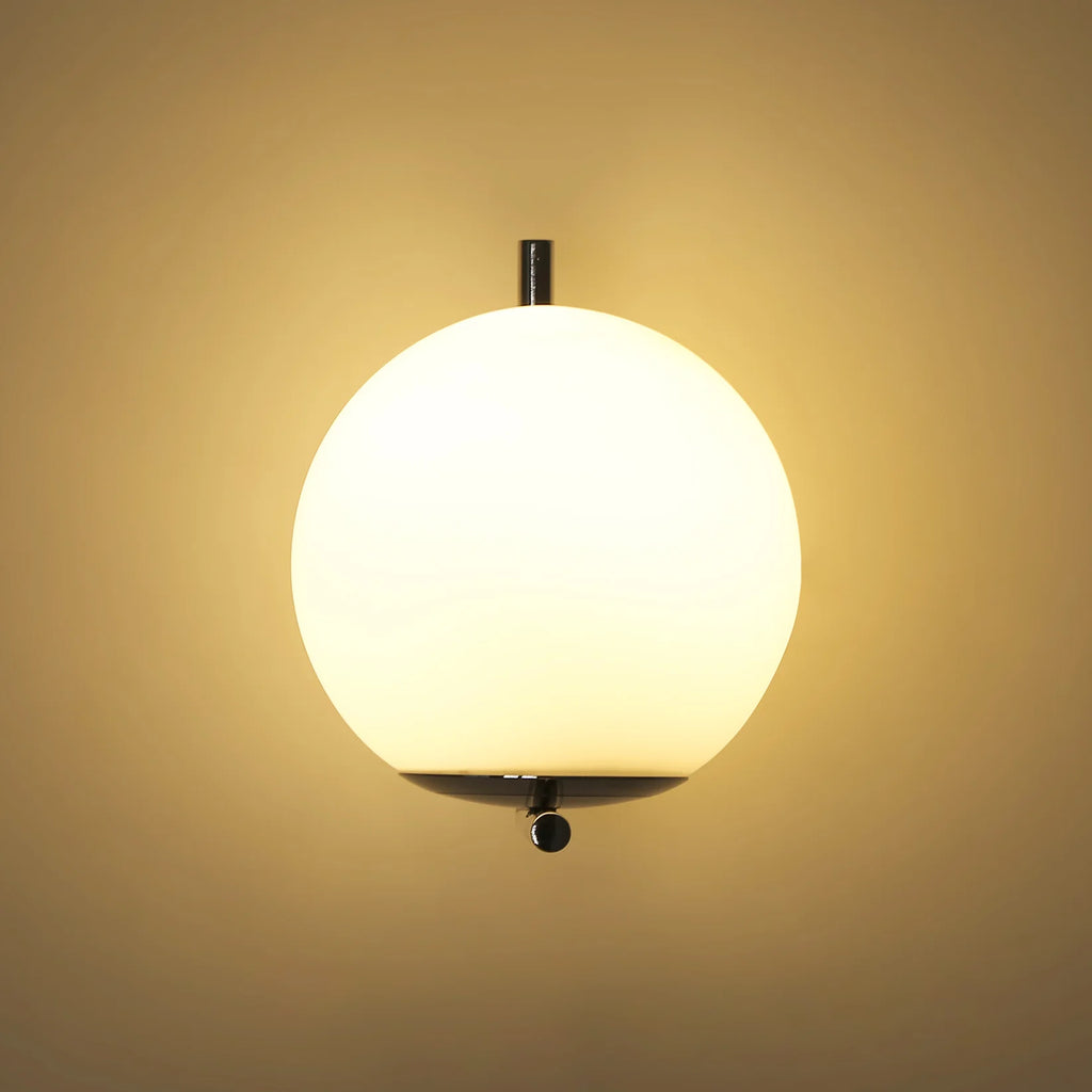 Aplique de pared bola cristal "ATOM" - E27 G45 - Ø 15cm