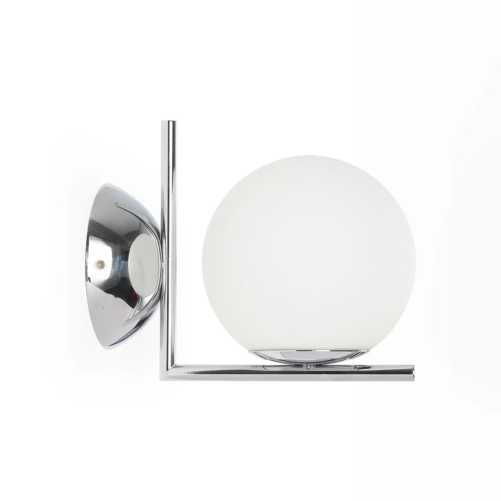 Aplique de pared bola cristal "ATOM" - E27 G45 - Ø 15cm