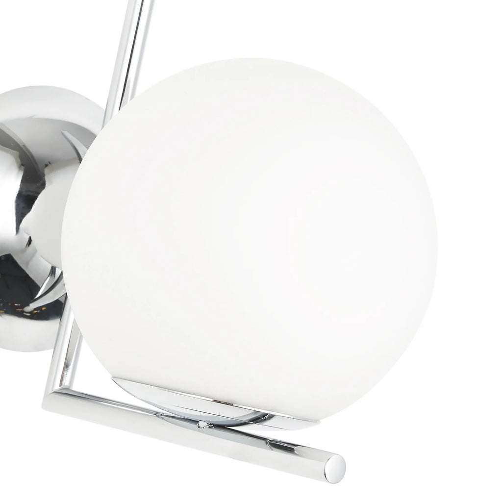 Aplique de pared bola cristal "ATOM" - E27 G45 - Ø 15cm