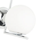 Aplique de pared bola cristal "ATOM" - E27 G45 - Ø 15cm