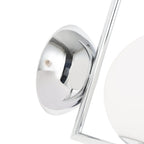 Aplique de pared bola cristal "ATOM" - E27 G45 - Ø 15cm