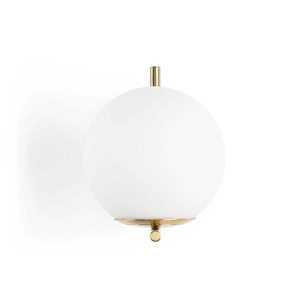 Aplique de pared bola cristal "ATOM" - E27 - Ø 15cm