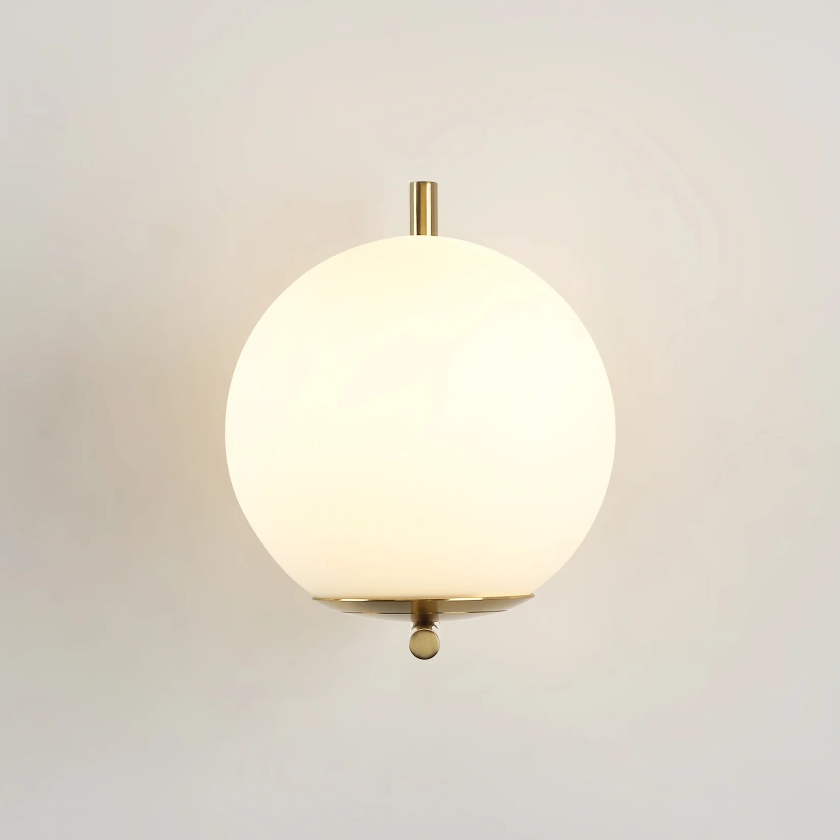 Aplique de pared bola cristal "ATOM" - E27 - Ø 15cm
