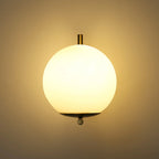 Aplique de pared bola cristal "ATOM" - E27 - Ø 15cm