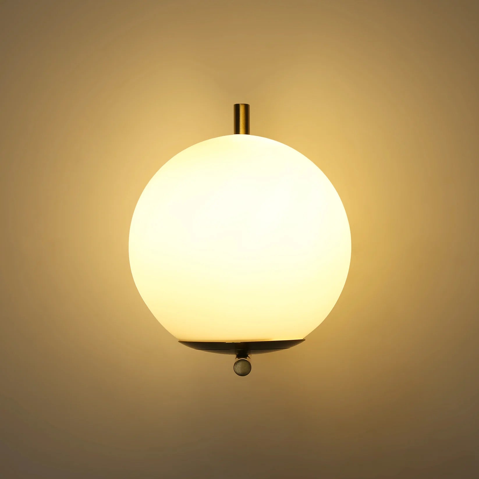 Aplique de pared bola cristal "ATOM" - E27 - Ø 15cm