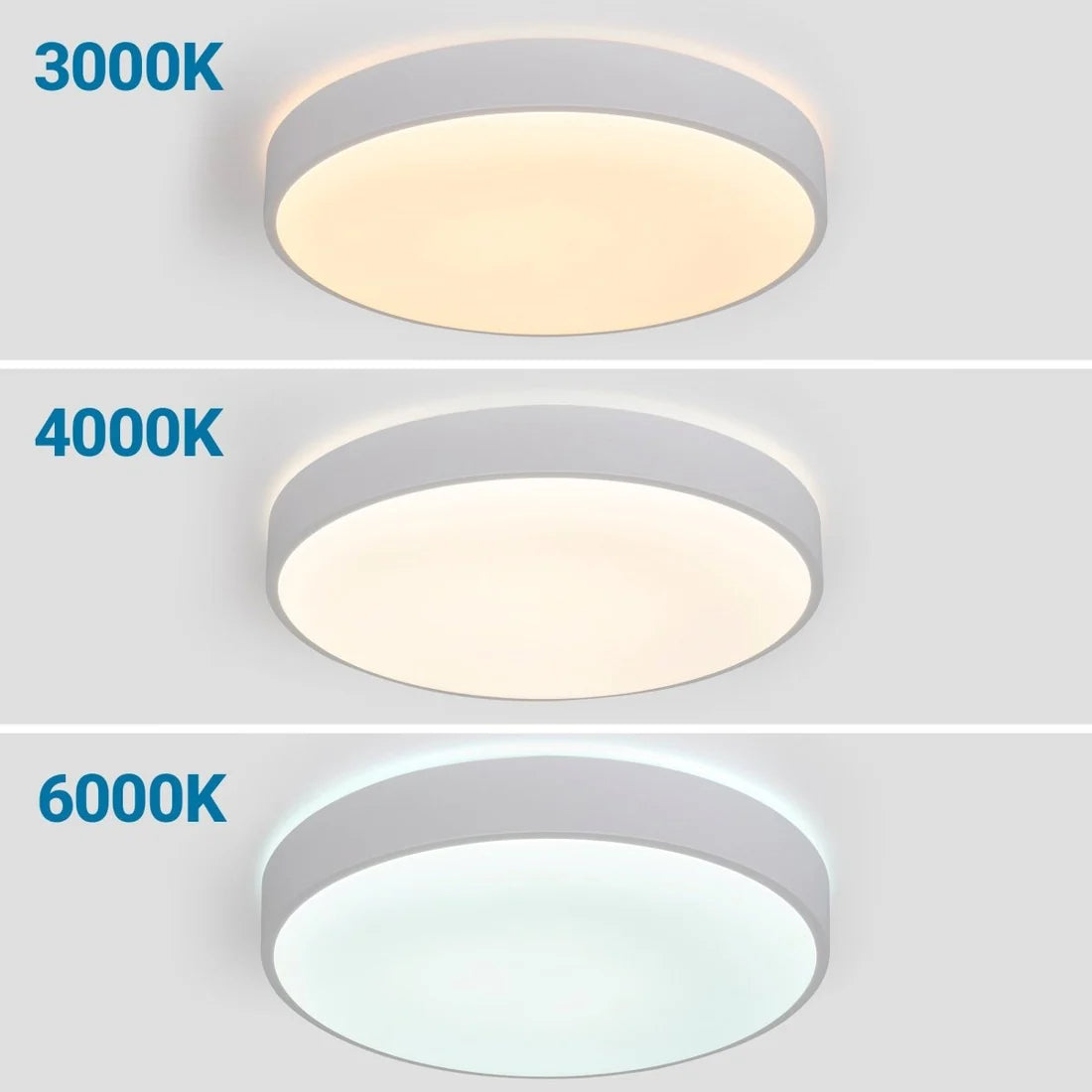 Lámpara de techo LED tipo plafón - CCT - 36W - Ø50cm