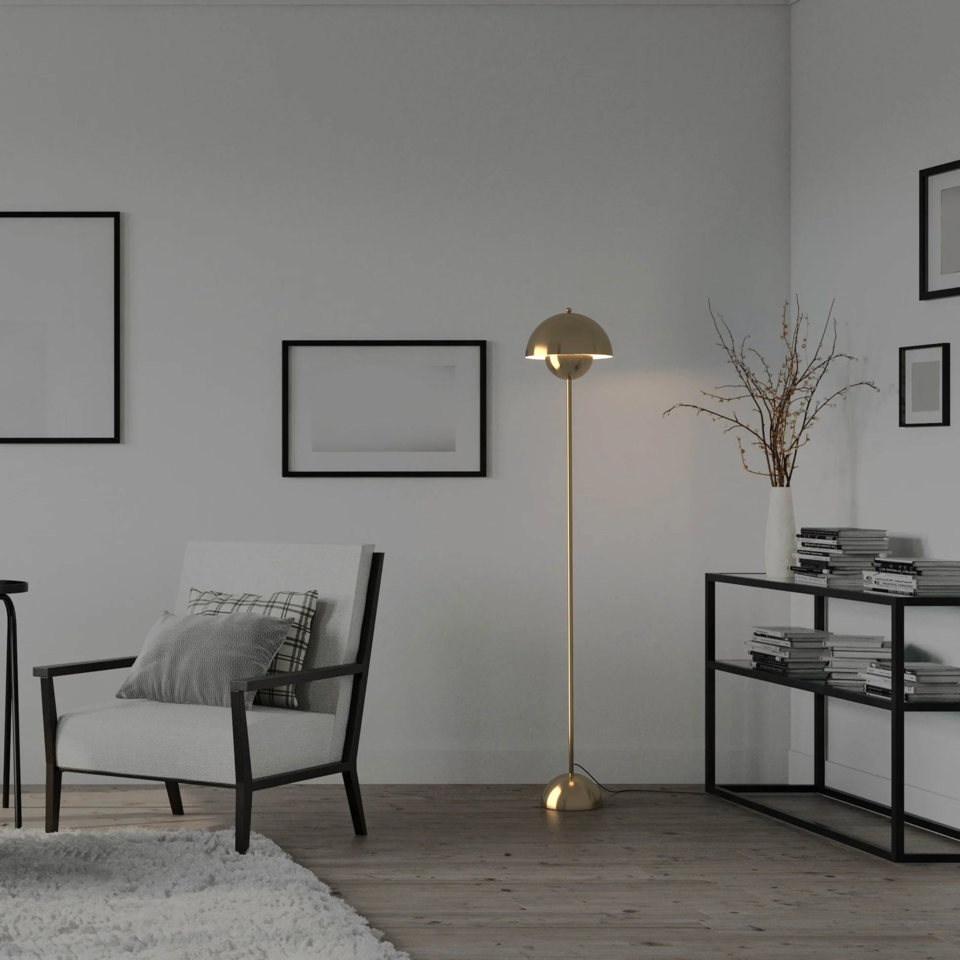 Lámpara de pie diseño vintage "Mia" - E27