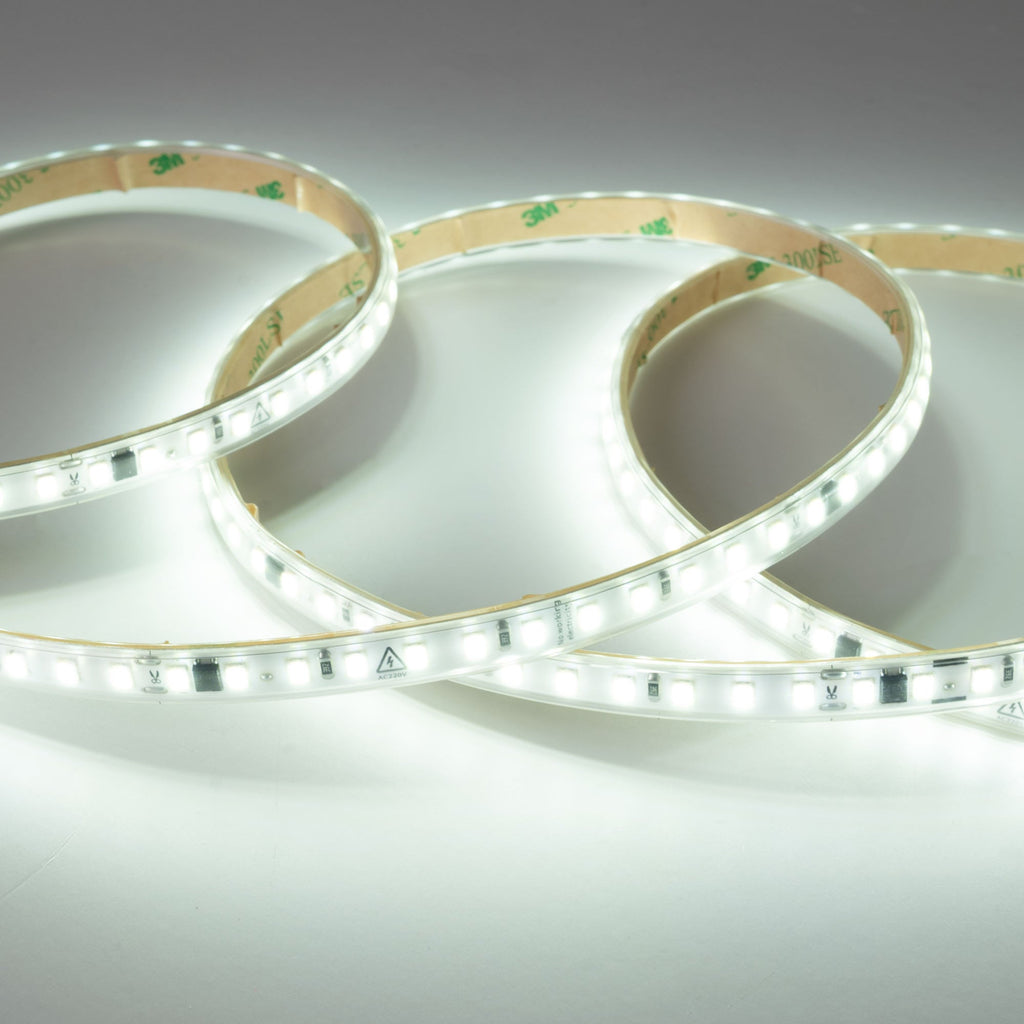 Tira LED 220V AC - Monocolor - 8W/m - 10mm - IP65 - 5 metros - 120ch/m (2)