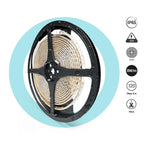 Tira LED 220V AC - Monocolor - 8W/m - 10mm - IP65 - 5 metros - 120ch/m - Barcelona LED Argentina