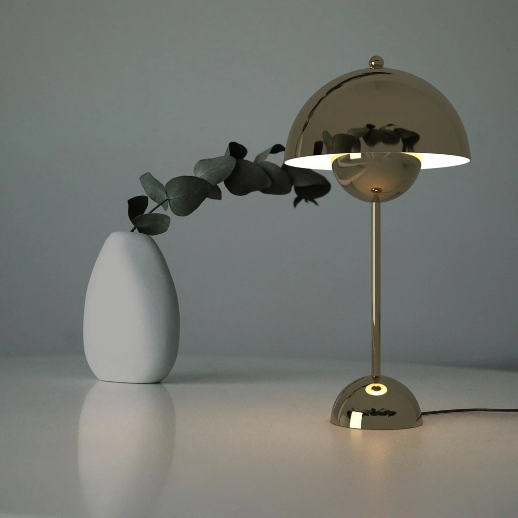Lámpara de mesa diseño vintage "Floralis" - E27