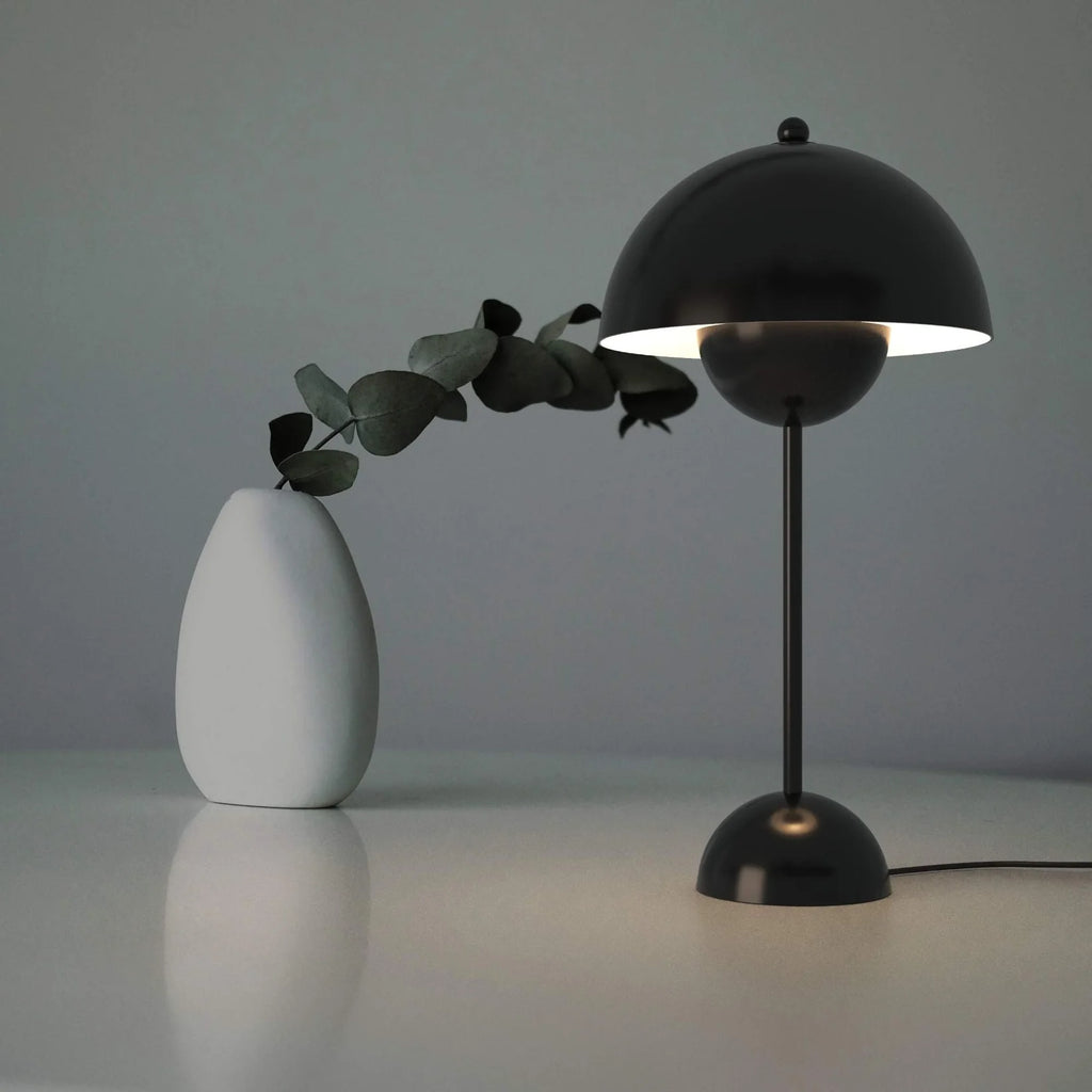Lámpara de mesa diseño vintage "Floralis" - E27