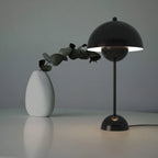 Lámpara de mesa diseño vintage "Floralis" - E27