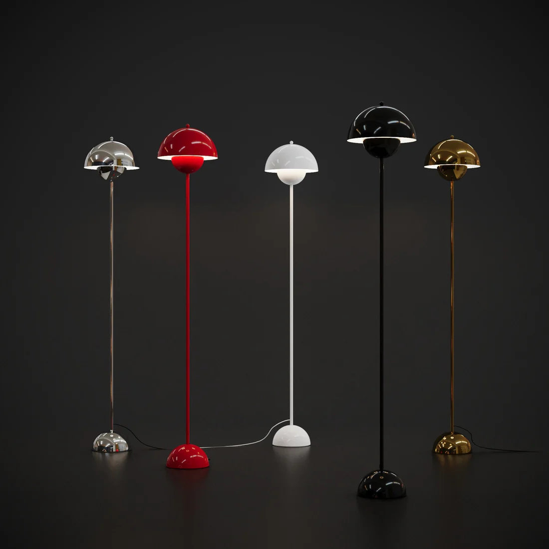 Lámpara de pie diseño vintage "Mia" - E27