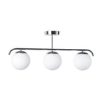 Lámpara de techo triple bolas cristal "TALÍ" - 3xE27