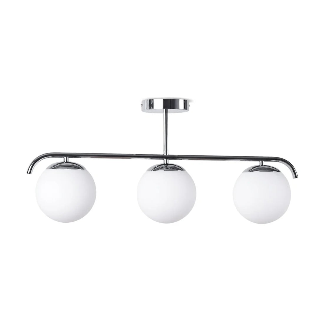Lámpara de techo triple bolas cristal "TALÍ" - 3xE27
