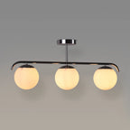 Lámpara de techo triple bolas cristal "TALÍ" - 3xE27