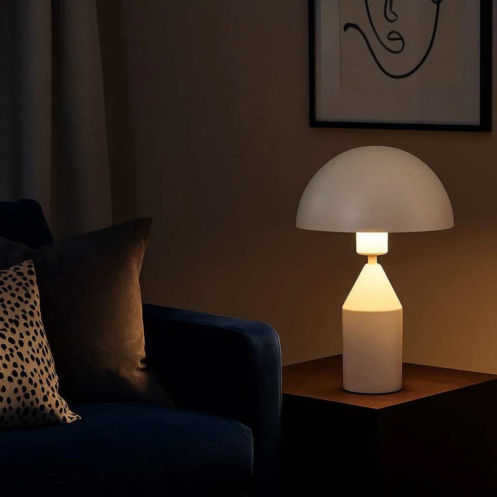 Lámpara de mesa de metal "Cutt" - E27