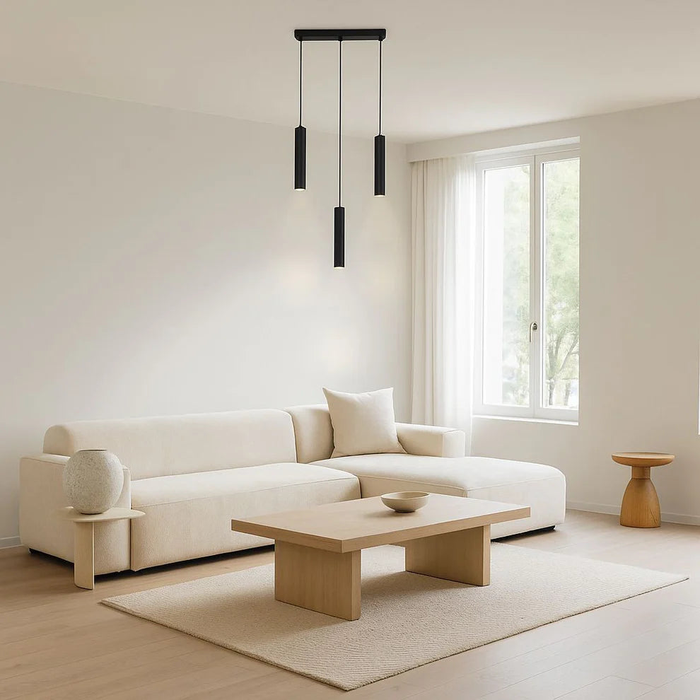Lámpara colgante triple minimalista "Bila 3" - GU10