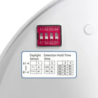 Plafón LED circular con sensor PIR - 18W - Superficie - IP54