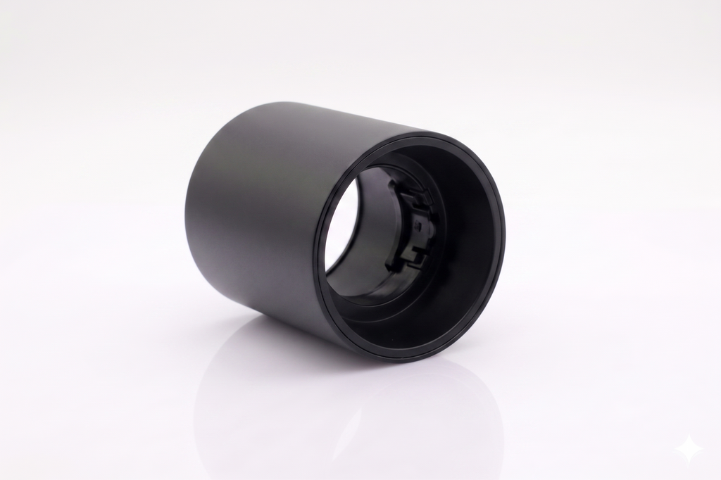 Kit Spot de superficie tubular Bajo UGR + Portalámparas + Bombilla GU10 - Corte Ø85 mm
