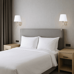 Aplique de pared "PAIR" E27 con foco LED de lectura 3W