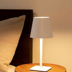Lámpara de mesa LED CCT inalámbrica - Táctil - Ø100 mm