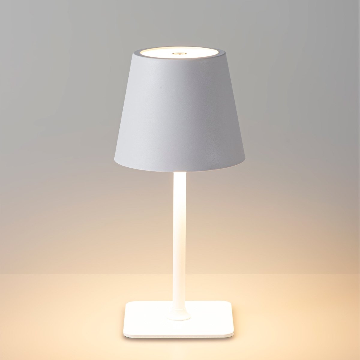 Lámpara de mesa LED CCT inalámbrica - Táctil - Ø100 mm - Barcelona LED Argentina