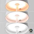 Lámpara de mesa LED CCT inalámbrica - Táctil - Ø100 mm