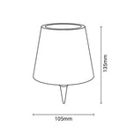 Lámpara para botellas LED CCT portátil - Táctil - Ø105 mm