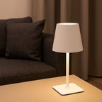 Lámpara de mesa LED CCT inalámbrica - Táctil - Ø100 mm
