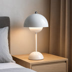 Lámpara de mesa LED CCT portátil "BLUME" - Táctil - Ø160 mm