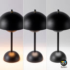 Lámpara de mesa LED CCT portátil "BLUME" - Táctil - Ø160 mm