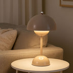 Lámpara de mesa LED CCT portátil "BLUME" - Táctil - Ø160 mm