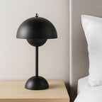 Lámpara de mesa LED CCT portátil "BLUME" - Táctil - Ø160 mm