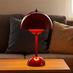 Lámpara de mesa LED CCT portátil "BLUME" - Táctil - Ø160 mm