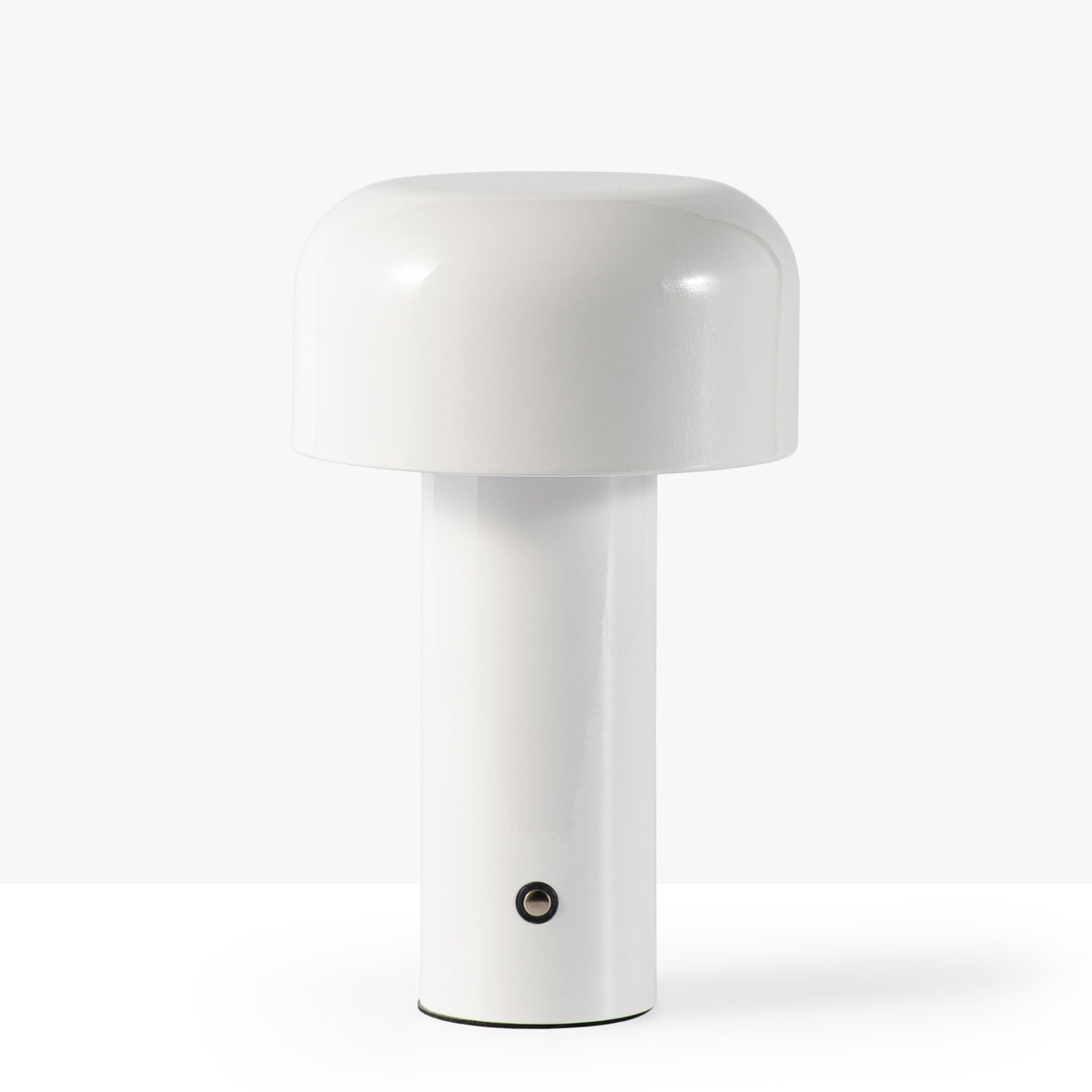 Lámpara de mesa LED CCT portátil "RIVET" - Táctil - Ø125 mm