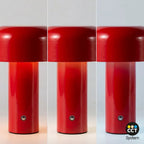 Lámpara de mesa LED CCT portátil "RIVET" - Táctil - Ø125 mm