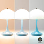 Lámpara de mesa LED CCT portátil "AURA" - Táctil - Semiesférica