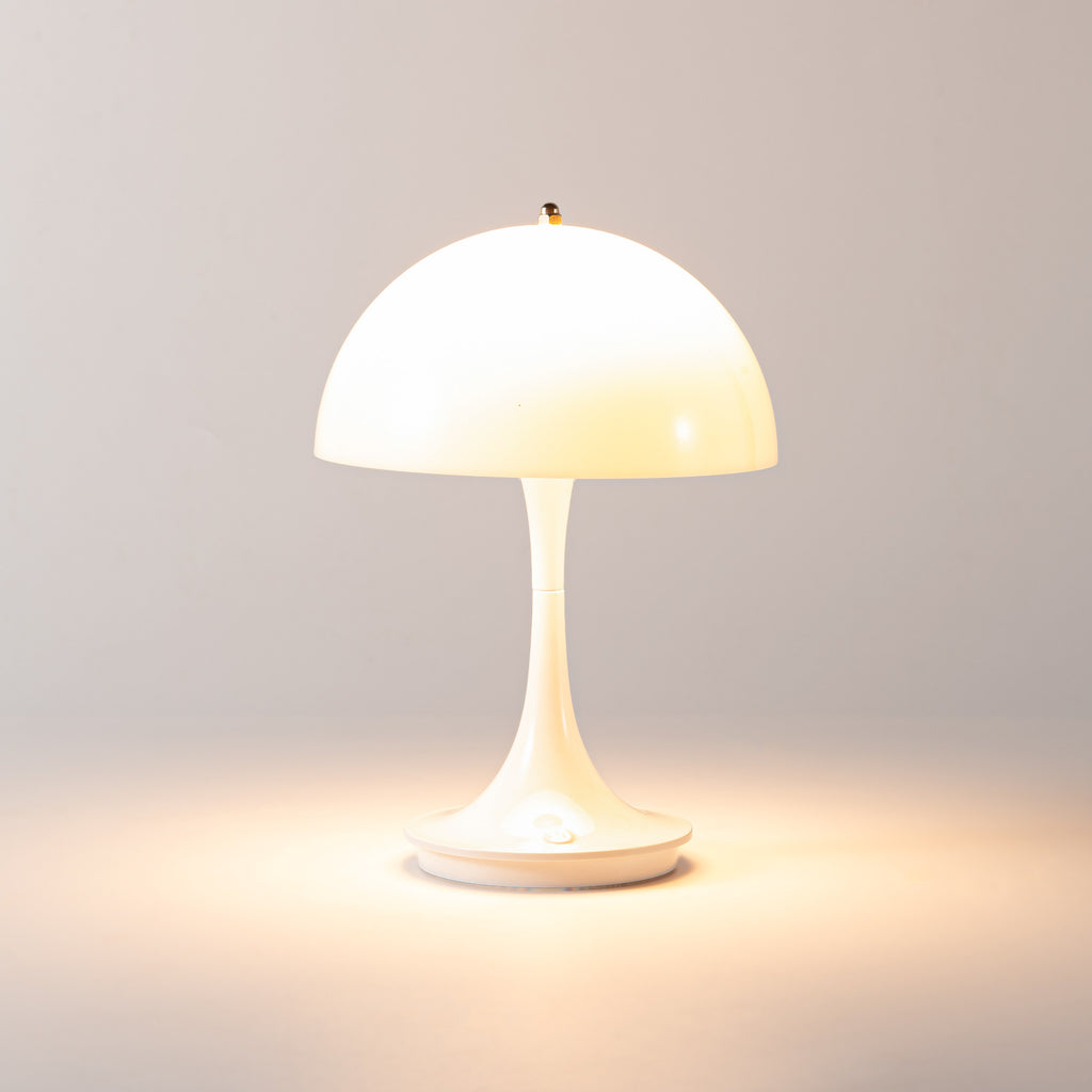 Lámpara de mesa LED CCT portátil "AURA" - Táctil - Semiesférica