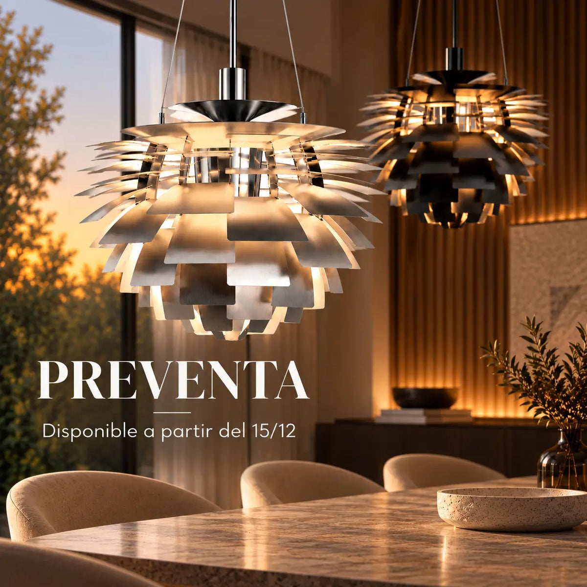 PREVENTA | Lámpara colgante de diseño "Luxor S" - E27