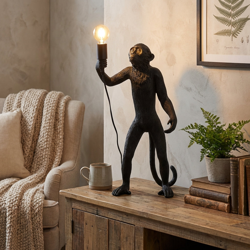 Lámpara mono de resina "Micu"