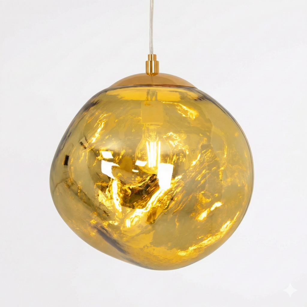 Lámpara colgante cristal de diseño "Abril"  - Ø 28cm