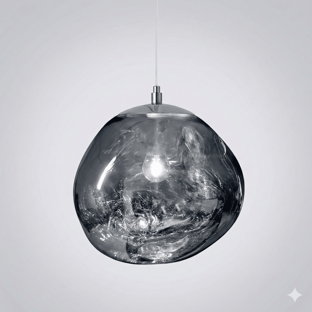 Lámpara colgante cristal de diseño "Abril" - Ø 28cm - Barcelona LED Argentina