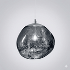 Lámpara colgante cristal de diseño "Abril" - Ø 28cm - Barcelona LED Argentina