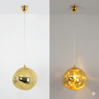 Lámpara colgante cristal de diseño "Abril"  - Ø 28cm