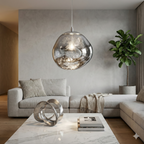 Lámpara colgante cristal de diseño "Abril"  - Ø 28cm