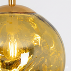 Lámpara colgante cristal de diseño "Abril"  - Ø 28cm